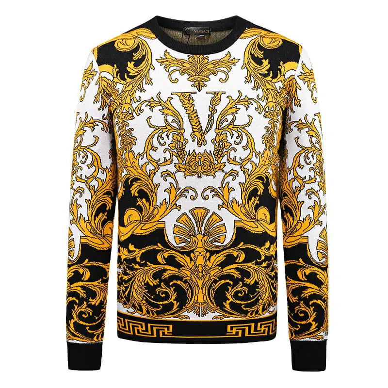 versace pull  manches longues pour homme s_ba7353